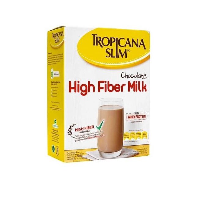 

Susu Tinggi Serat Tropicana Slim High Fiber Milk Choco 500 gr