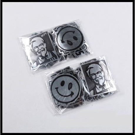 

TERMURAH STICKER BOMB MIXED SILVER 100 PCS 033 !!!!