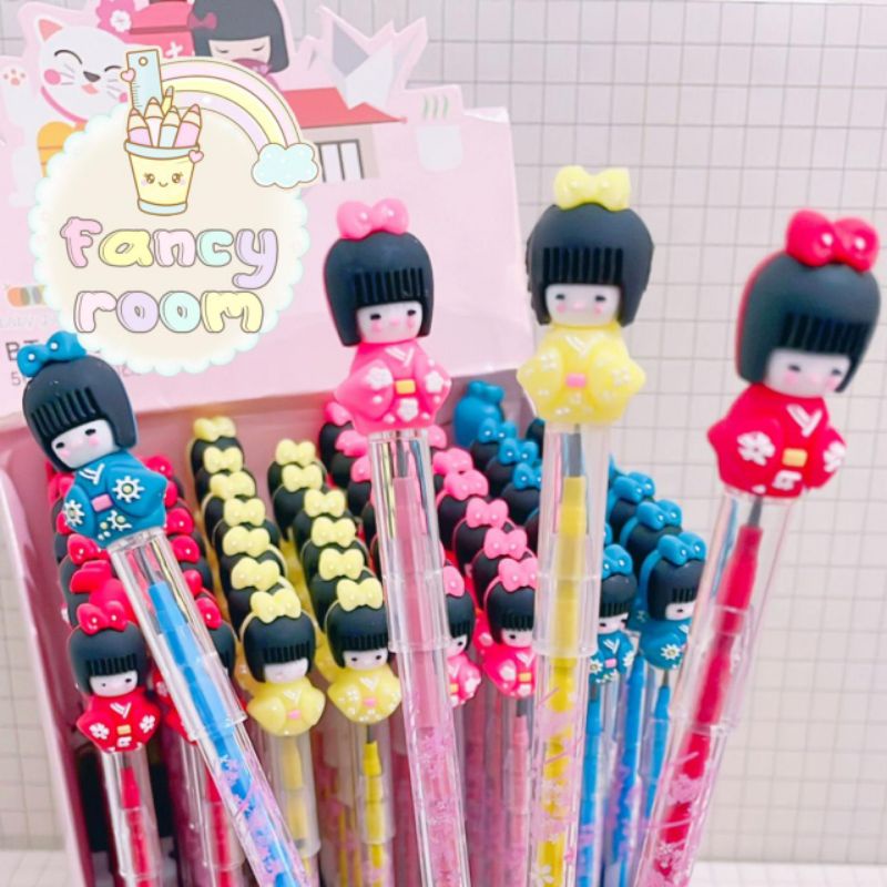 

Pensil isi bensia Boneka Kimono / Pensil Susun --AY106
