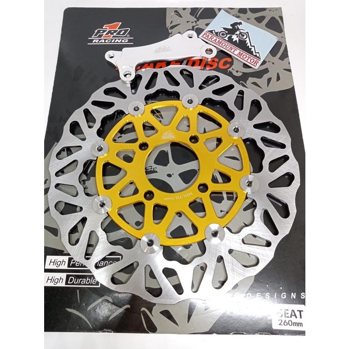New Disc Piringan Cakram 260 Mm Pro 1 Beat Variao Scoopy Floating Psm Diskon