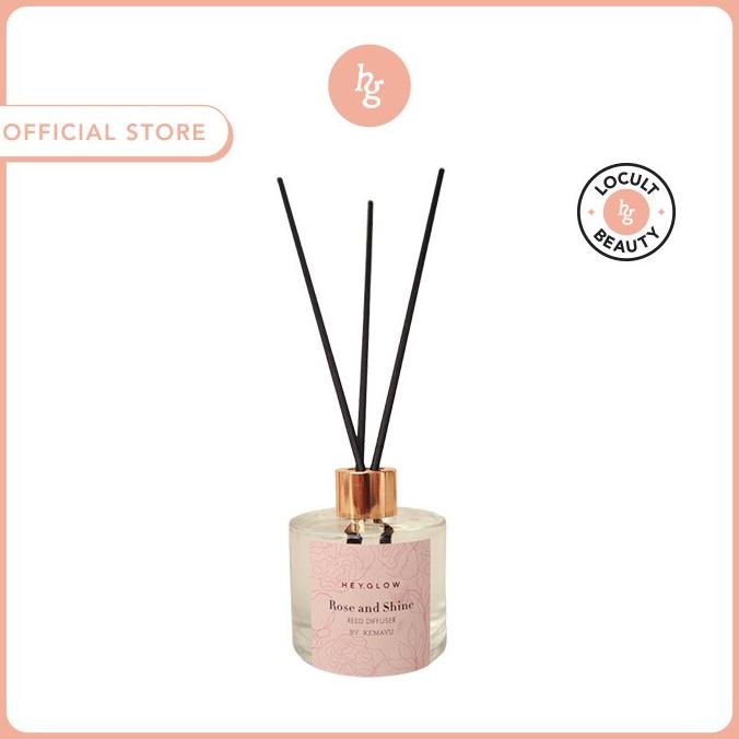Kemayu - Rose & Shine-Mini Reed Diffuser Hey, Glow X Kemayu Exclusive