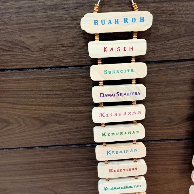 hiasan dinding buah roh