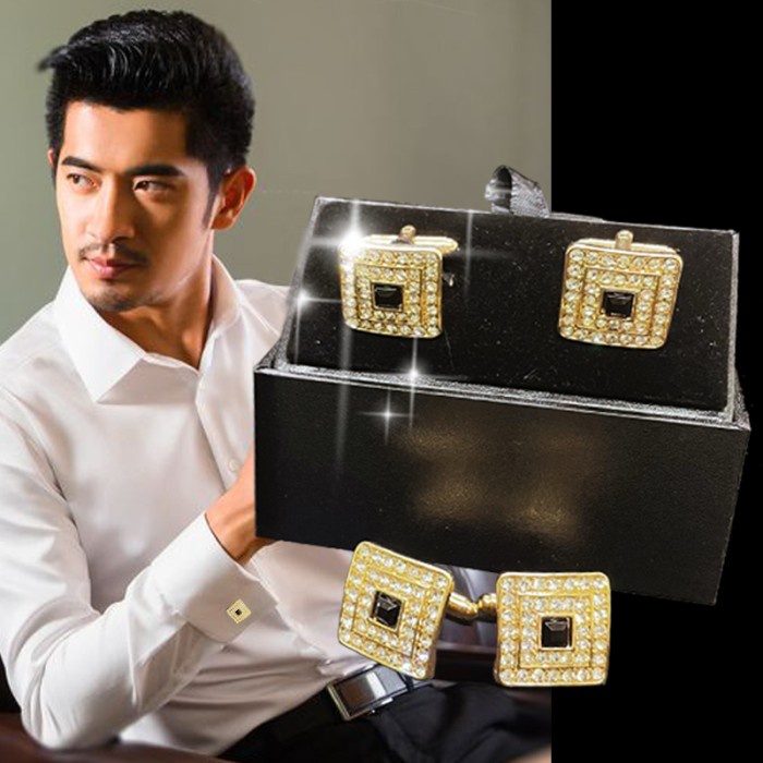 UXURY KOTAK HADIAH--CUFFLINKS MANSET KANCING KEMEJA JAS