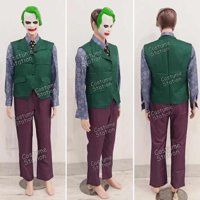 Kostum Joker / Costume Supervillain Batman DC Clown Badut dewasa