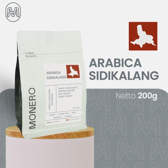 

Kopi Arabika Sidikalang Monero Arabica Coffee 200gr