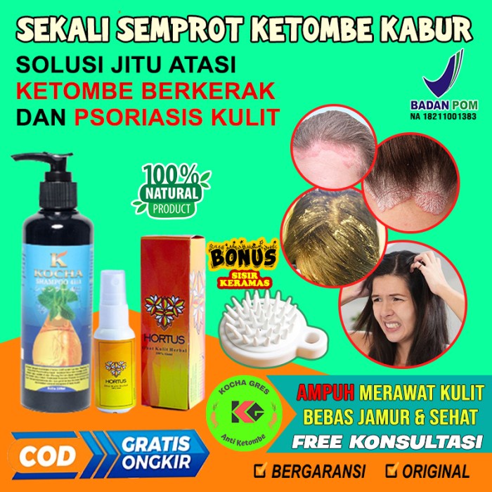 Obat Penghilang Psoriasis Kulit Kepala Gatal Shampo Anti Ketombe Ampuh