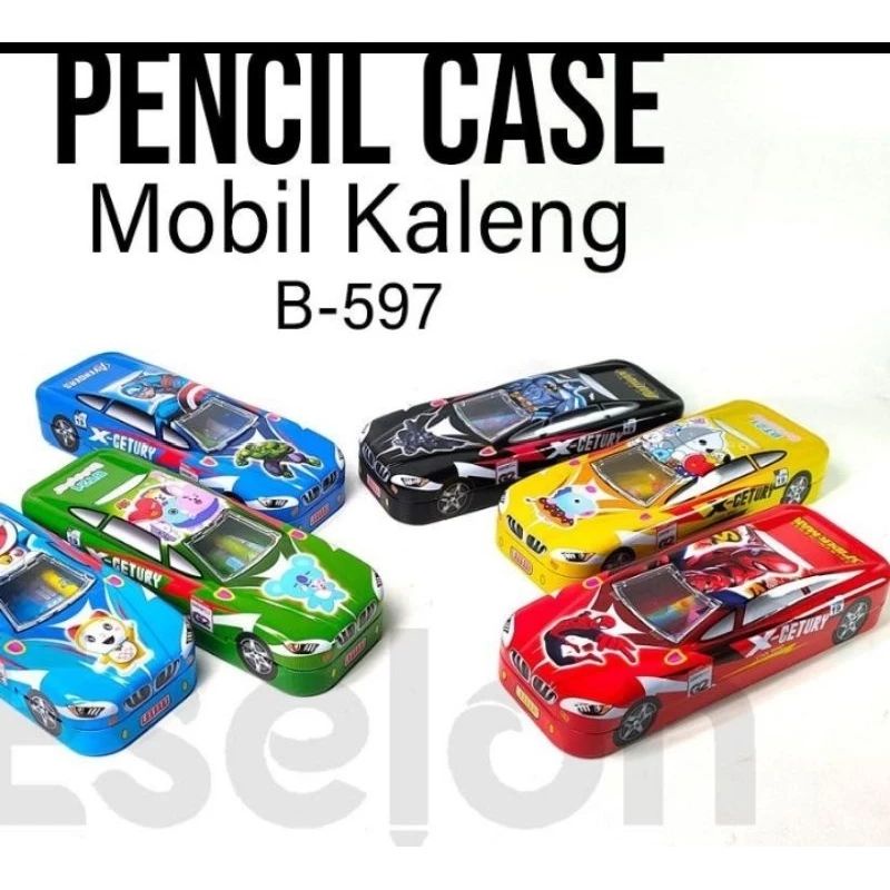 

Kotak pensil mobil kaleng + anak