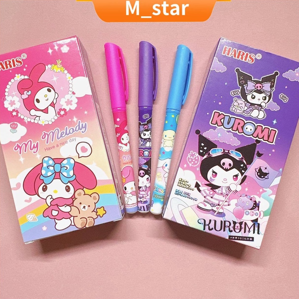 

TJVJ4281 (12pcs) Pulpen Ipen Youmei / Pen Apel / Gel Pen Apple Karakter