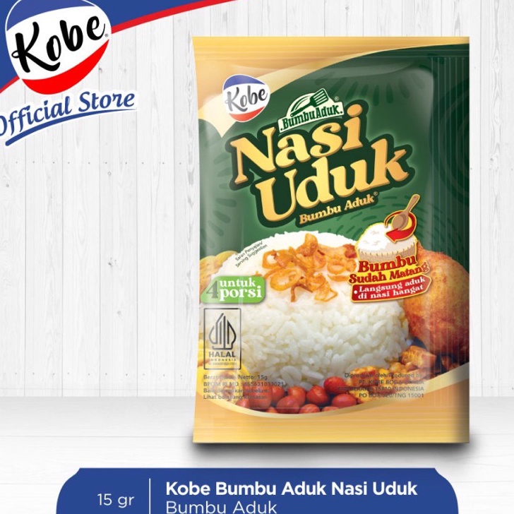 

Grosir Kobe Bumbu Aduk Nasi Uduk 10x15g