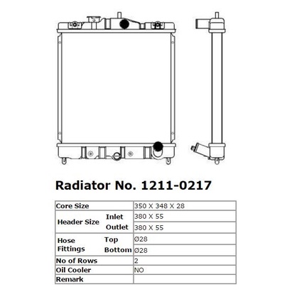 RADIATOR CIVIC FERIO TRANSMISI MANUAL berkualitas