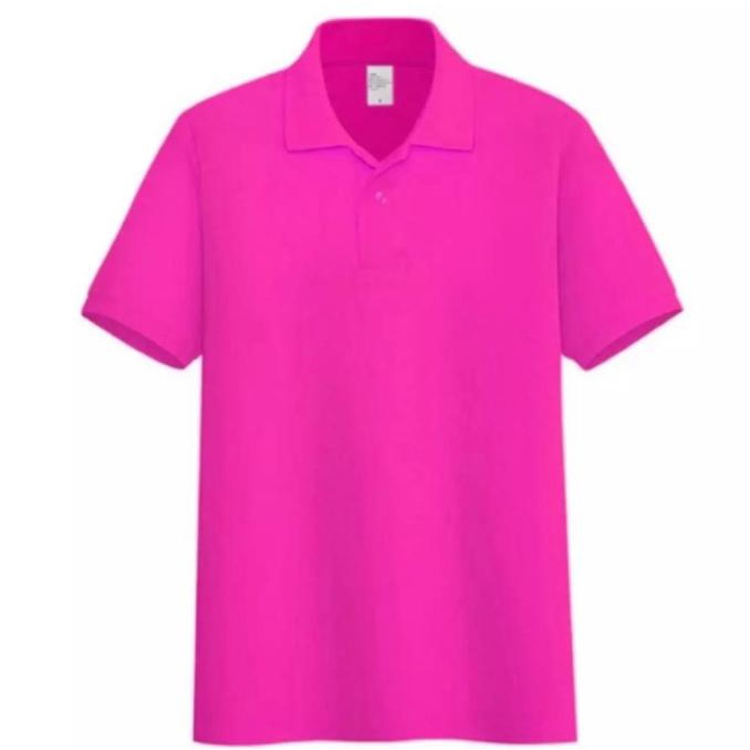 Kaos Polo Shirt Polos Fanta Magenta | Kaos Kerah Pria Seragam Polos