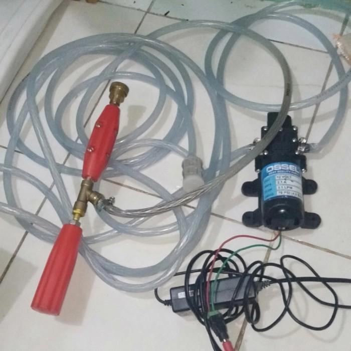 TERBARU paket set komplit mesin cuci AC motor mobil stim listrik steam alat Premium Original