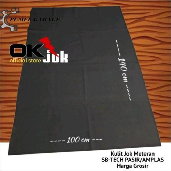 SALE KULIT JOK PASIR AMPLAS SB-TECH METERAN 140CM X 100CM BAHAN JOK MOTOR