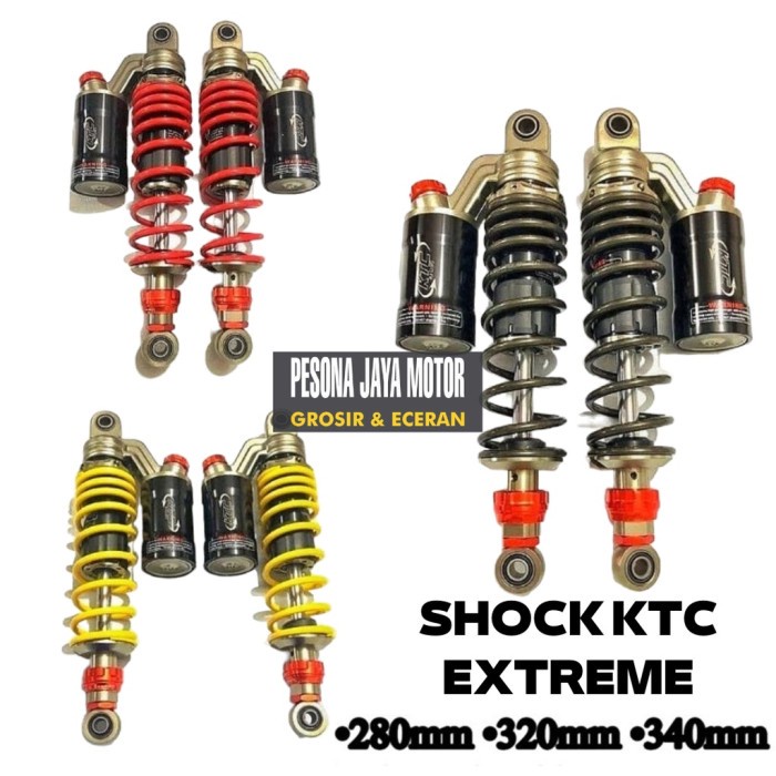 FREE ONGKIR Shock Breaker Ktc Extreme Shock Tabung 280 320 340 Jupiter,Vega,Fizr