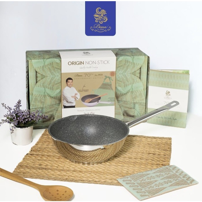 [New] Fry Pan Penggorengan Wok 24Cm Bima 70Th Anniversary Sawah Lunto Editon Bisa Gojek