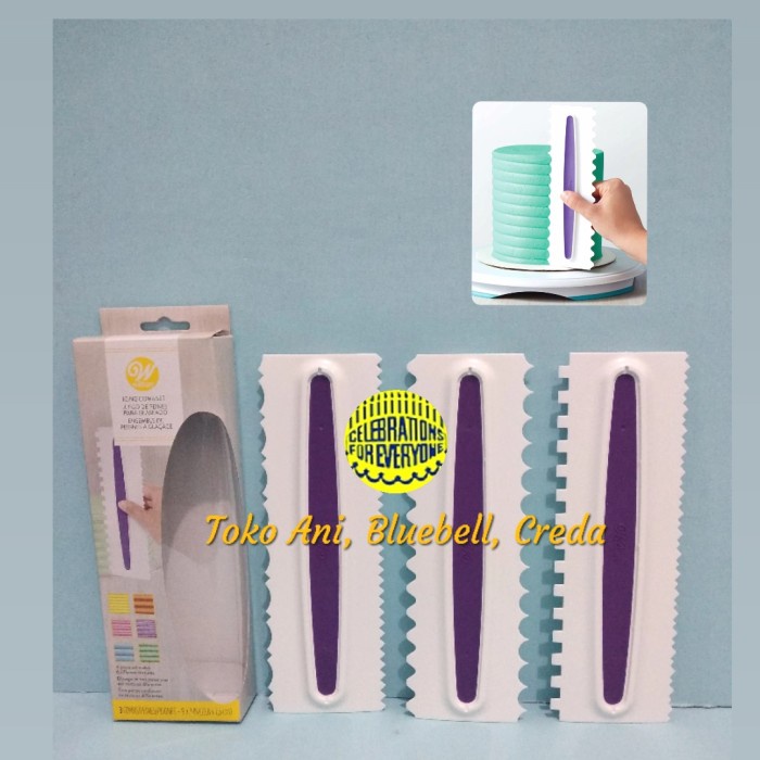 

✅Termurah Wilton Icing Comb Set-3 Double Sided Bisa Sameday