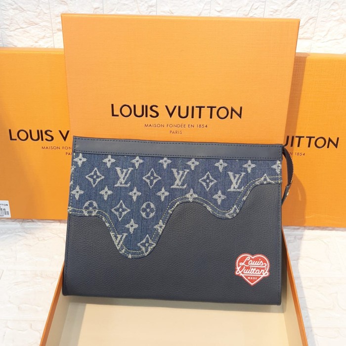 ✨Sale Handbag Pouch Clutch Bag Pria Lv2023 New Pochette Super Vip Terbatas