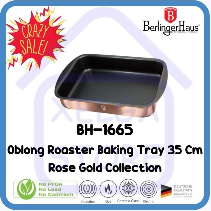 

✅Termurah Promo! Berlinger Haus Oblong Roaster Baking Tray Terbatas