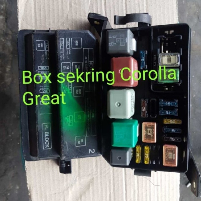 Box sekring fuse box corolla great best deal
