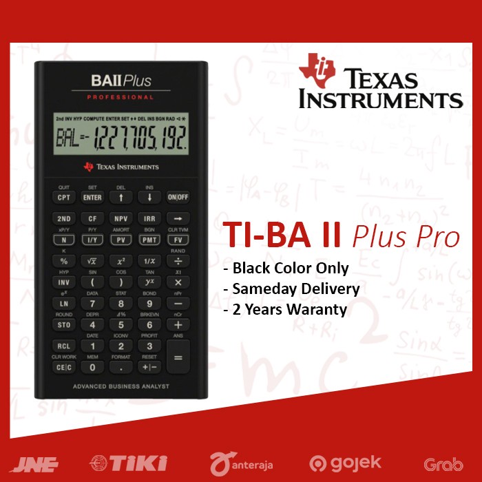 

✨Sale Texas Instruments Ba Ii Plus Professional Financial Calculator Limited