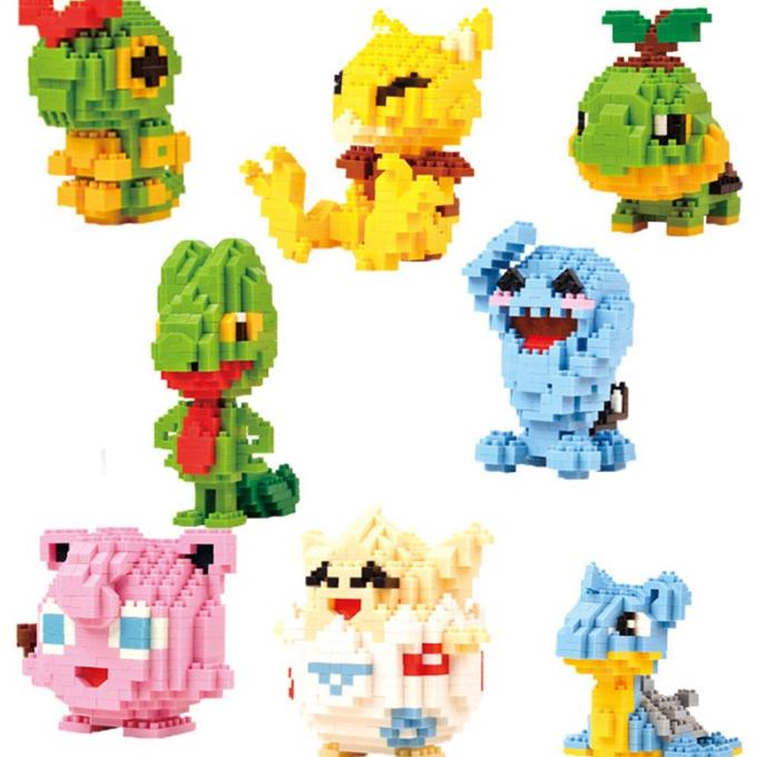 New Product !!! Pokemon Nano Block Mini Brick Mikro Blok Lboyu Figure Set Diy Balok - Siap Kirim