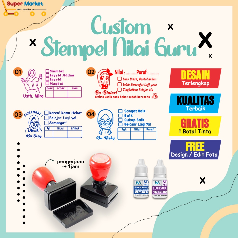 

FTTZ0043 STEMPEL GURU VIRAL / STEMPEL NILAI GURU / STEMPEL CHECKED / STEMPEL REWARD / CETAK STEMPEL PENILAIAN / STEMPEL PENILAIAN GURU / STEMPEL KOREKSI TANGGAL / STEMPEL PARAF / STEMPEL TANDA TANGAN GURU / STEMPEL 27 X 55 / STEMPEL GURU KEKINIAN
