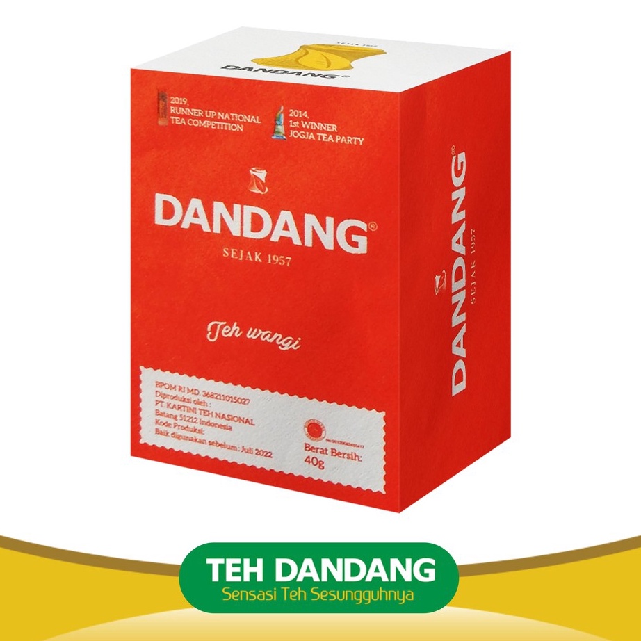 

JBFV4468 Terbaru Teh Dandang Merah 40gr - Teh Tubruk - 1 Slop isi 10 Box 40gr