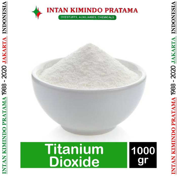 

Pemutih makanan food grade, Titanium Dioxide, Tio2 (1 kg)