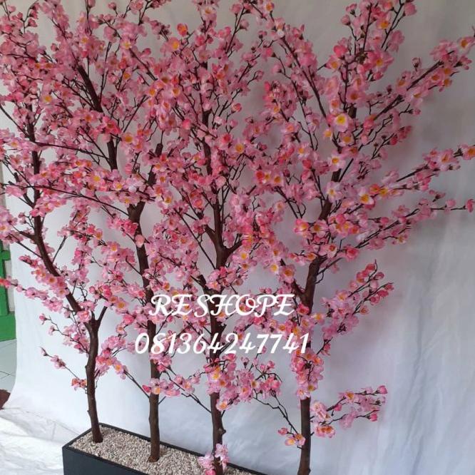 Partisi Bunga Plastik/Bunga Artificial/Partisi Pohon Plastik