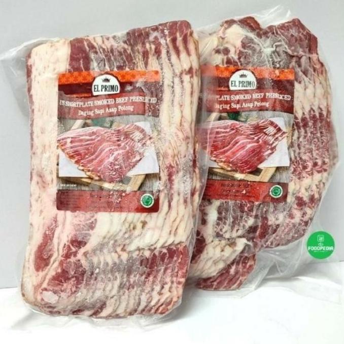 

El Primo Smoked Beef Us Shortplate 500Gr | Daging Asap Sapi Slice Bronisshop