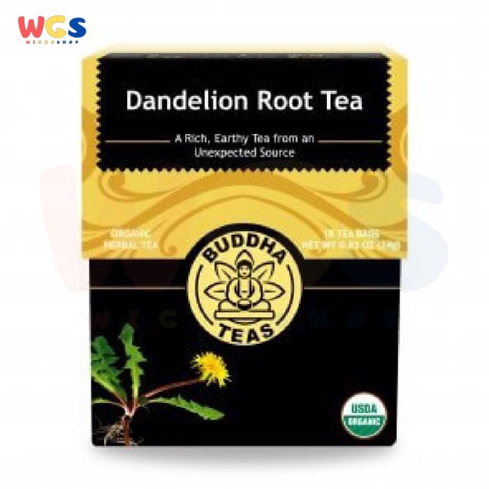 

Buddha Teas Organic Dandelion Root Tea Optimum Wellness 18s x 1.33g