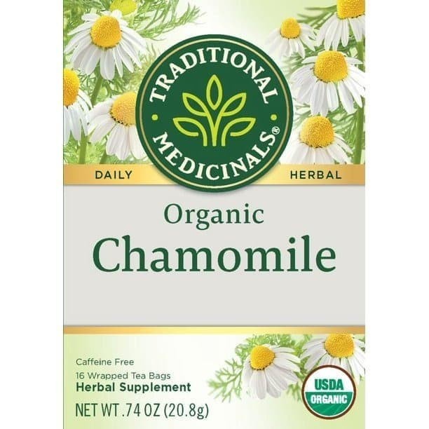 

Traditional Medicinals Medicinal Organic Chamomile Tea / Teh Relaksasi