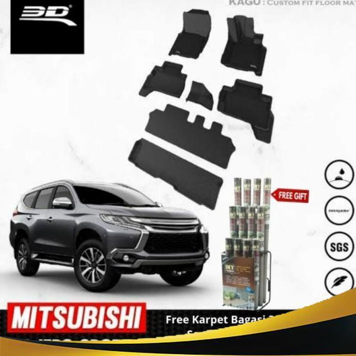 KARPET MOBIL 3D KAGUMAT MITSUBISHI PAJERO SPORT 2016-2020 | HMR