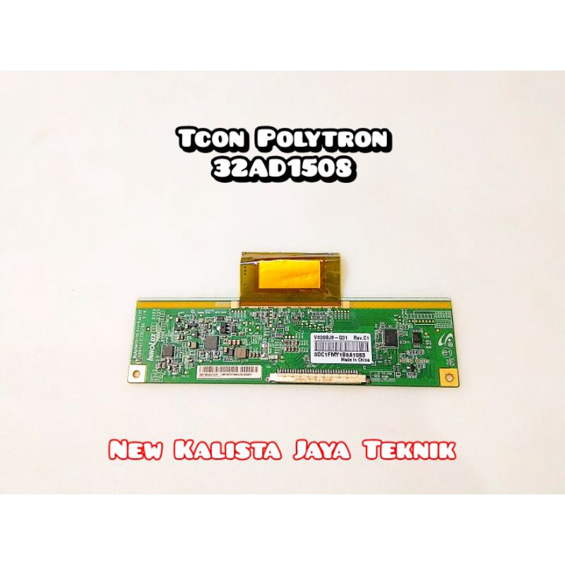TCON TV POLYTRON 32AD1508 ORIGINAL INNOLUX V320BJ8-Q01 REV.C1 TCON PLD 32AD1508G TIKON TV PLD32AD150