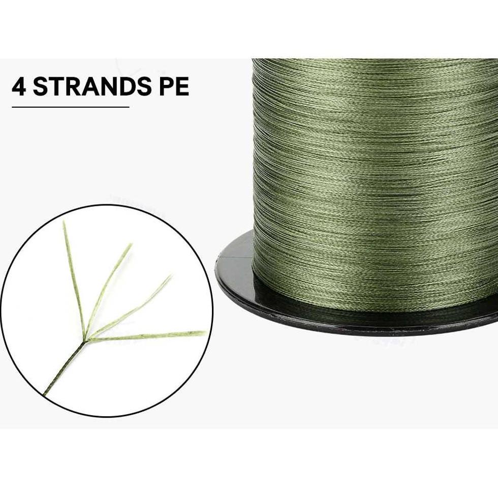 taffsport senar tali benang pancing pe braided thick line 300m - bltp demifadhillah
