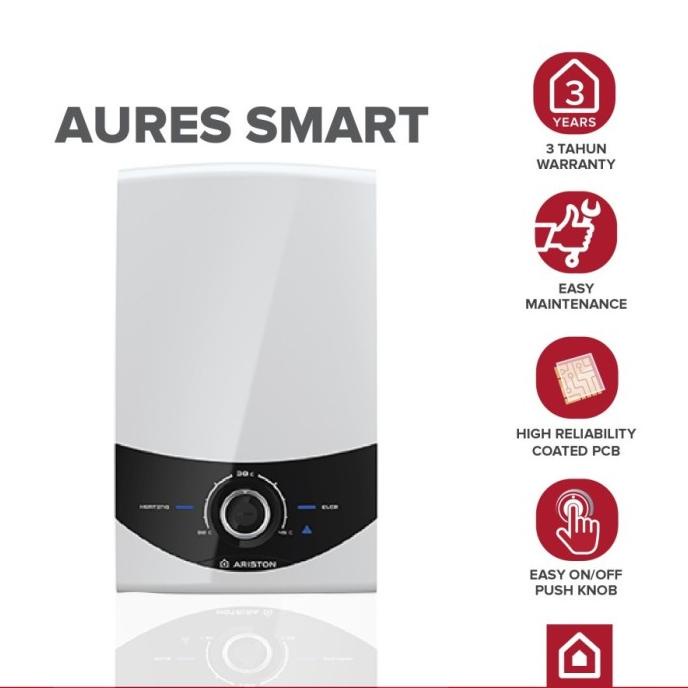 Pemanas Air Listrik Ariston AURES SMART / SMC24E murah bergaransi