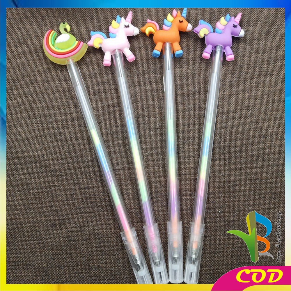 

Rb-A44 Pulpen Gel 0.5Mm Karakter Angsa Tinta Rainbow Pena Pelangi Lucu / Alat Tulis Sekolah Drawing