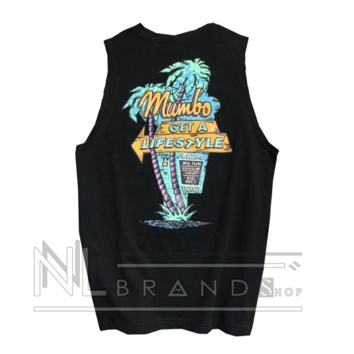 Singlet lekbong pria motif shirt korea muscle tees gym pria wanita