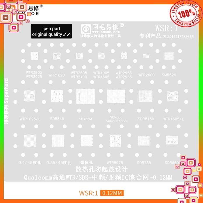 Plat Cetakan Wsr1 Sdr660 Sdr8150 Sdr735 Amaoe Bga Stencil Original