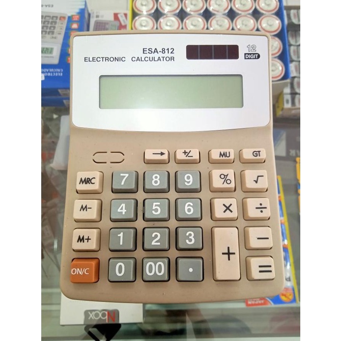 

@#@#@#] Kalkulator ESA 812 12 Digit / Calculator Dagang Elektronik 12 Digits