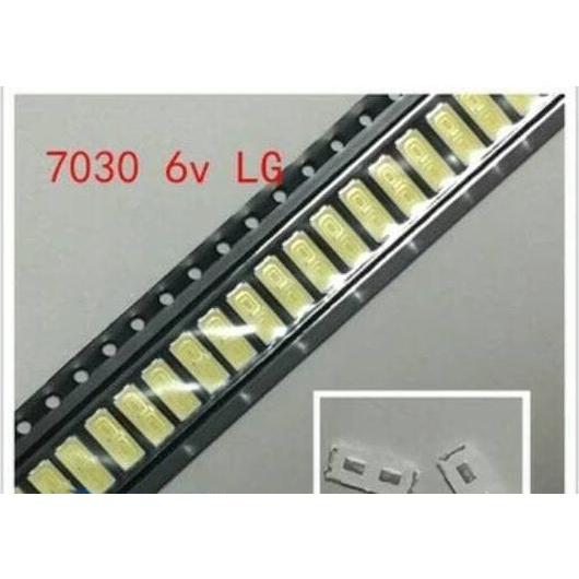 langsung order saja] LG Innotek LED LED Backlight 1W 7030 6V Cool white TV Application smd