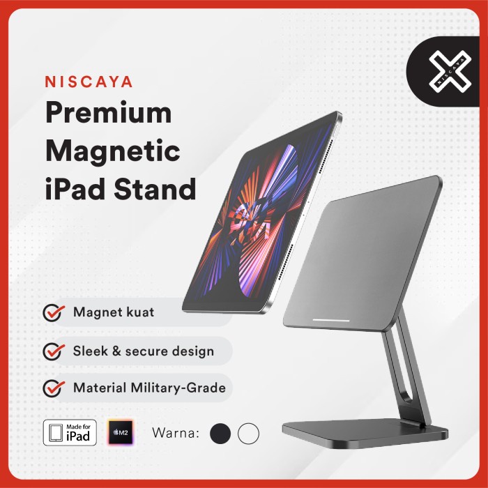 Terlaris Premium Magnetic Ipad Stand Niscaya - Berkualitas - Bracket Holder