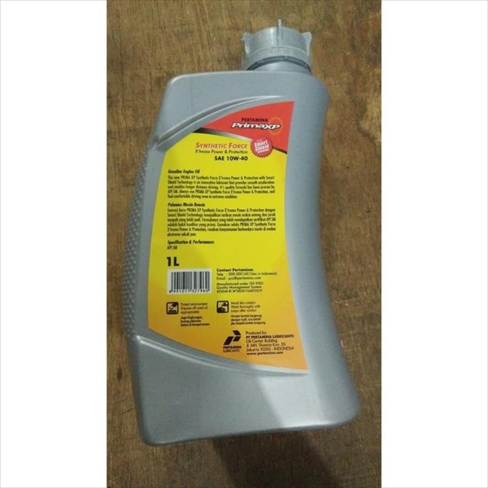 Oli Mesin Mobil Pertamina Prima XP 10W-40 SM Smart Shield 1 liter terbaik