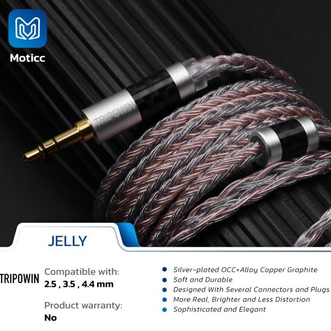 Tripowin Jelly 16 Core Silver Plated Alloy Copper Cable Kabel Upgrade