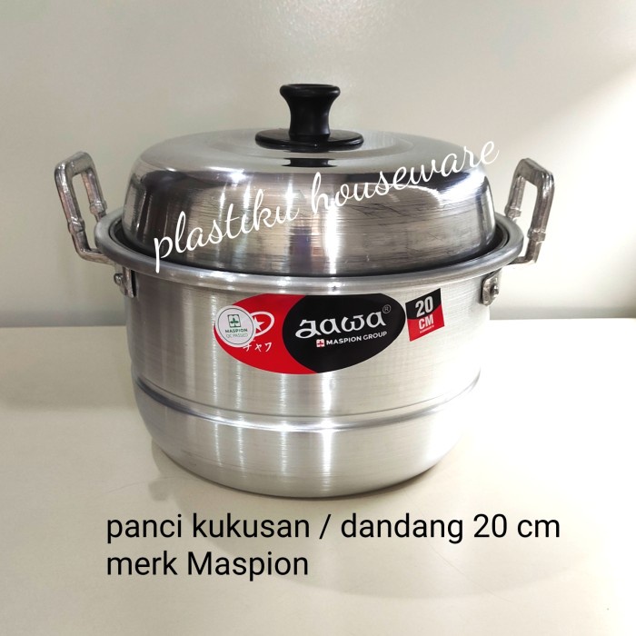 Promo Panci Aluminium Jawa 20 Cm Maspion Dandang Ekonomi Panci Kukusan