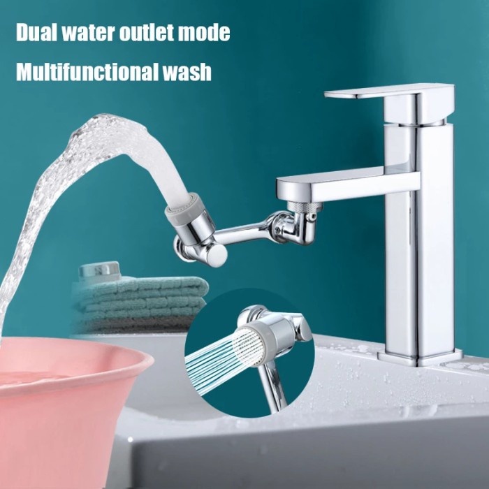 Faucet Extender Sambungan Kepala Keran Kran Segala Arah / Aerator Keran Wastafel Extender 1080