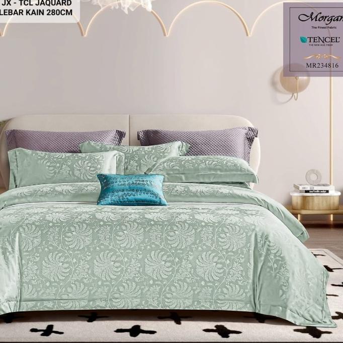 Bed Cover Sprei Sutra Organic 80S Tencel Jacquard 90X200 - 200X200 S8 Yeppeun_Noonastore