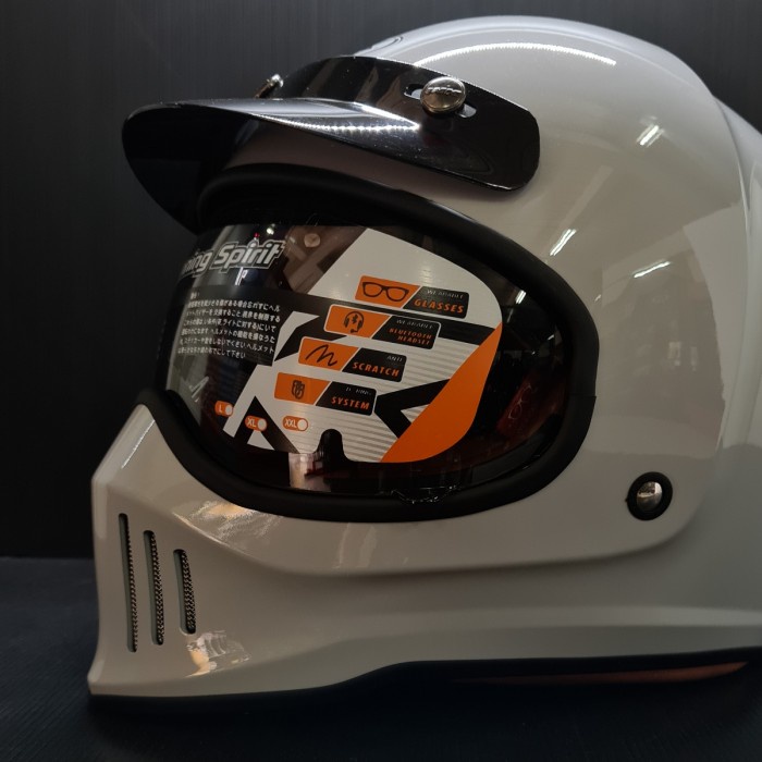 Helm INK Trooper Solid Full Face Retro