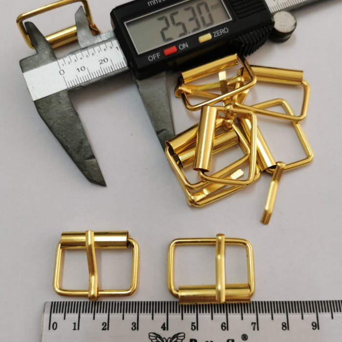 

ring gesper roda 2,5cm / gesper roda tas 25mm gold / 100pcs