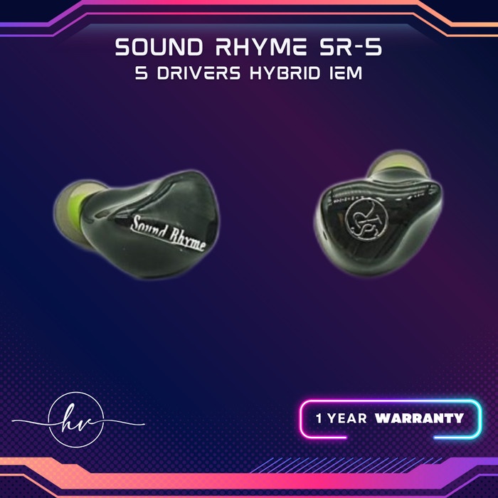 Sound Rhyme Sr5 4Ba + 1 Dynamic Driver Hybrid Earphone